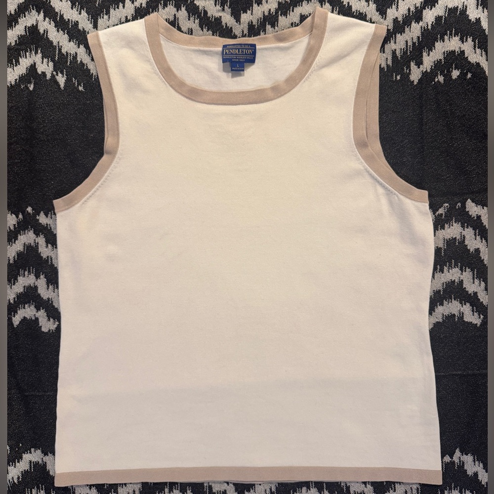 Pendleton Contrast Trim Tank | Excellent Condition | sz Large